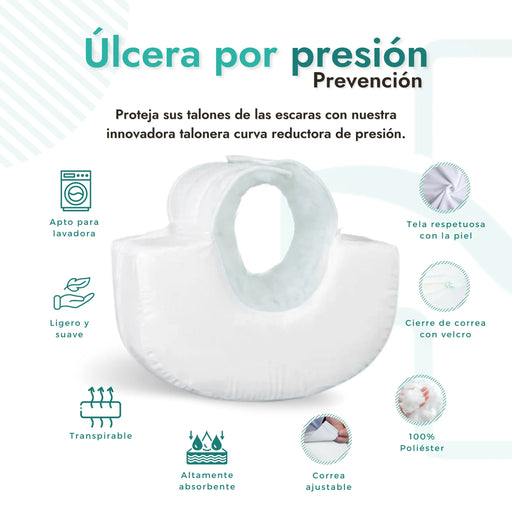 taloneras antiescaras;cojín ortopédico;prevención de úlceras;espuma viscoelástica;cuidado de pacientes;salud y bienestar;productos OrtoPrix;fabricación española;confort para pacientes;higiene y protección;adaptabilidad anatómica;calidad y durabilidad