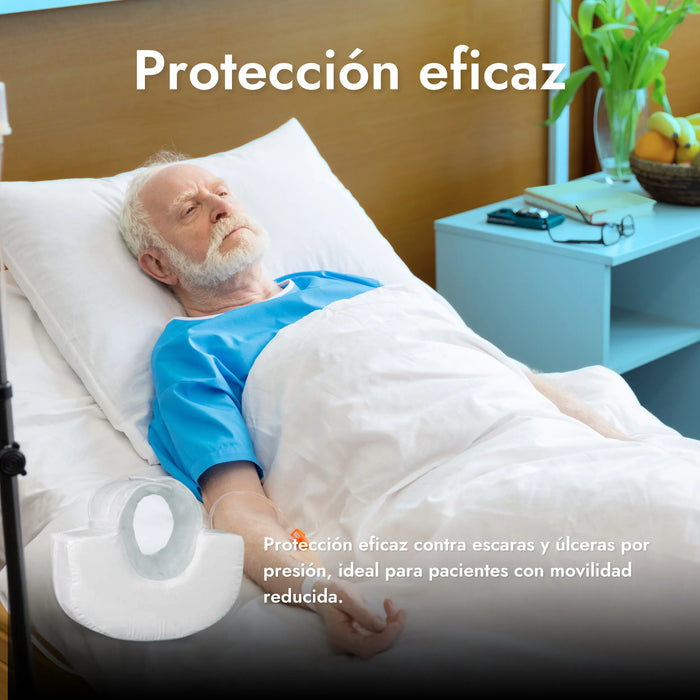 taloneras antiescaras;cojín ortopédico;prevención de úlceras;espuma viscoelástica;cuidado de pacientes;salud y bienestar;productos OrtoPrix;fabricación española;confort para pacientes;higiene y protección;adaptabilidad anatómica;calidad y durabilidad