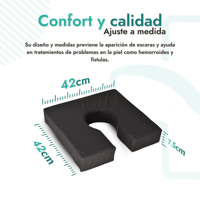 Cojín antiescaras, Cojín viscoelástico, Cojín ergonómico, Alivio de presión, Silla de ruedas cojín, Cojín para dolor de espalda, Cojín de memoria