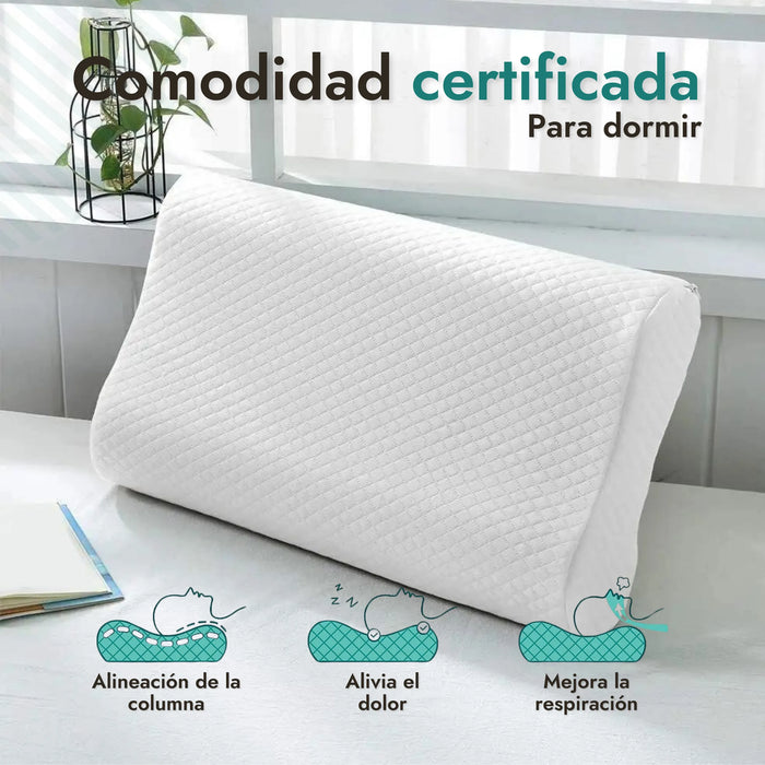 Almohada Cervical Ergonómica Viscoelástica