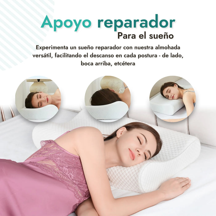 Almohada Cervical Ergonómica Viscoelástica