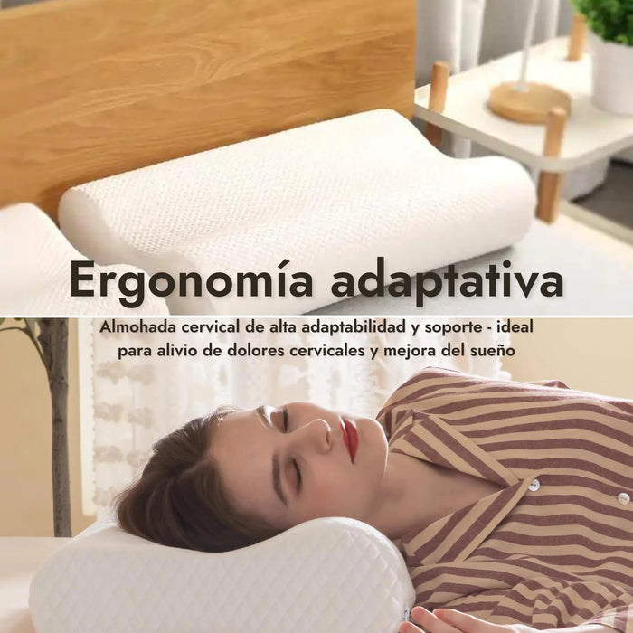 Almohada Cervical Ergonómica Viscoelástica