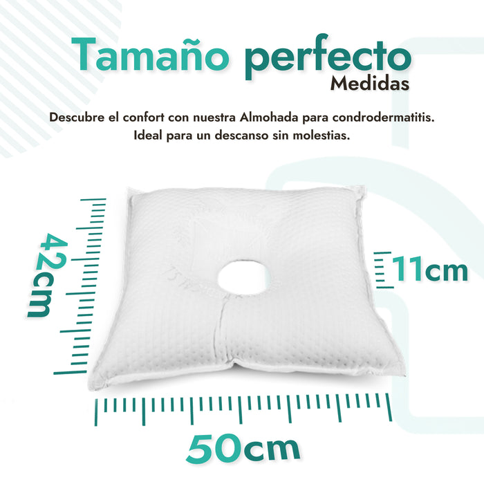 Almohada para Oreja de Espuma Viscoelástica para Alivio y Confort