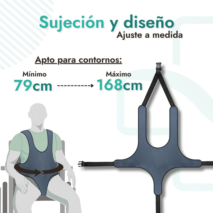 Chaleco Perineal de Sujeción para Sillas de Ruedas - Estabilidad y Confort