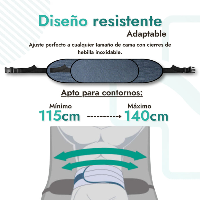 Cinturón Abdominal de Cama OrtoPrix - Sujeción Anti-Caídas de Alta Calidad